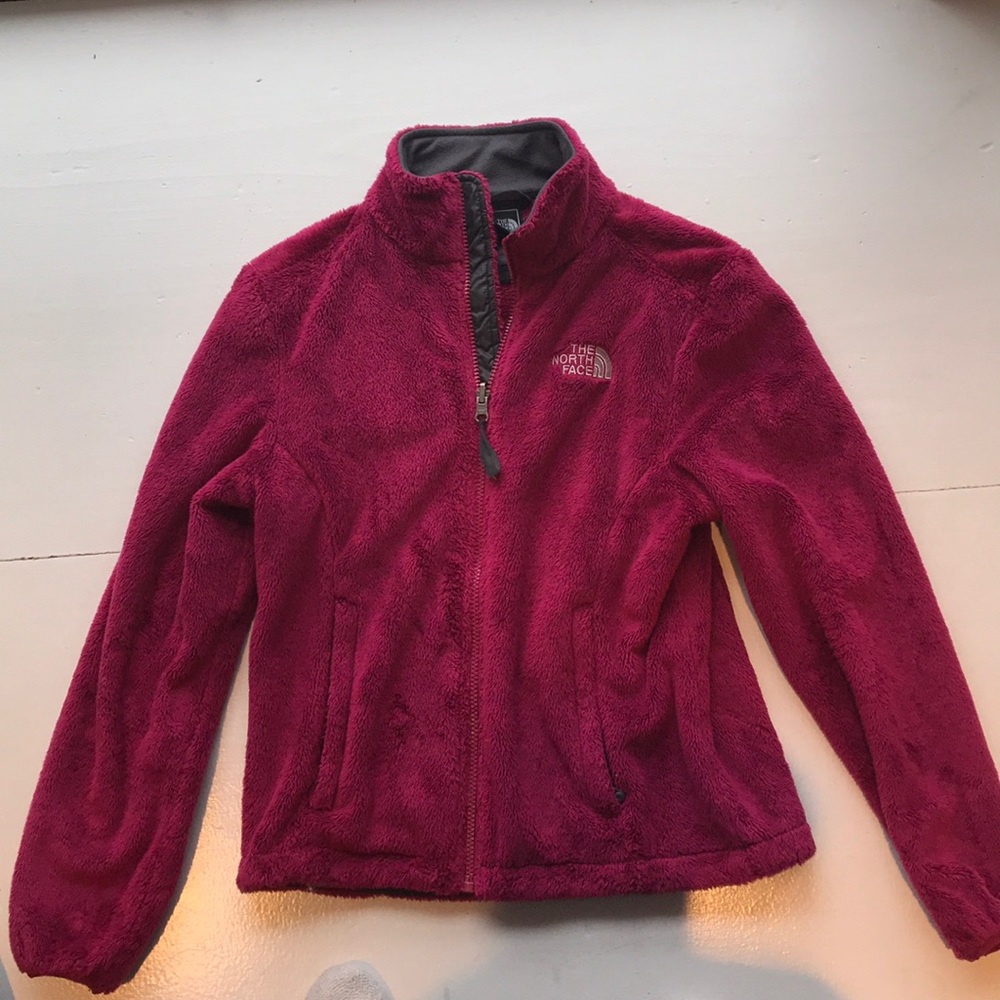 North Face Furry Zip Up